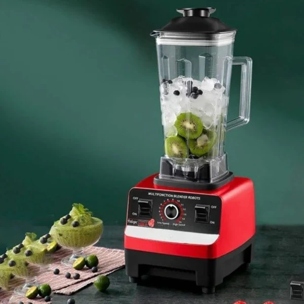 Blender multifuncțional 2L, 15 viteze + Pulse, lame inox, zdrobire gheață, motor cupru