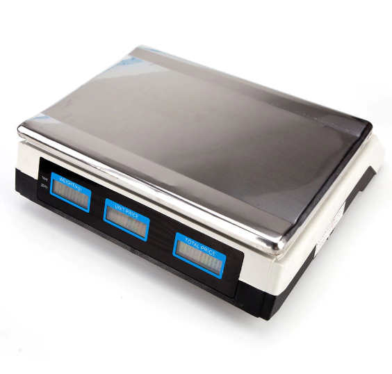 Cantar electronic digital 40 kg cu acumulator, afisaj dublu, functie tara si memorare preturi