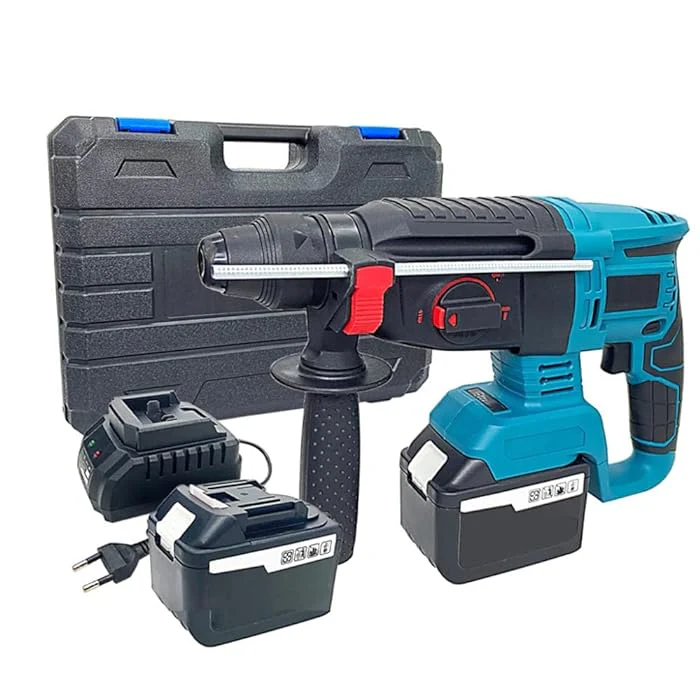 Ciocan rotopercutor fără fir, 2 acumulatori 48V, brushless, SDS Plus, 4 moduri, 2580 rpm