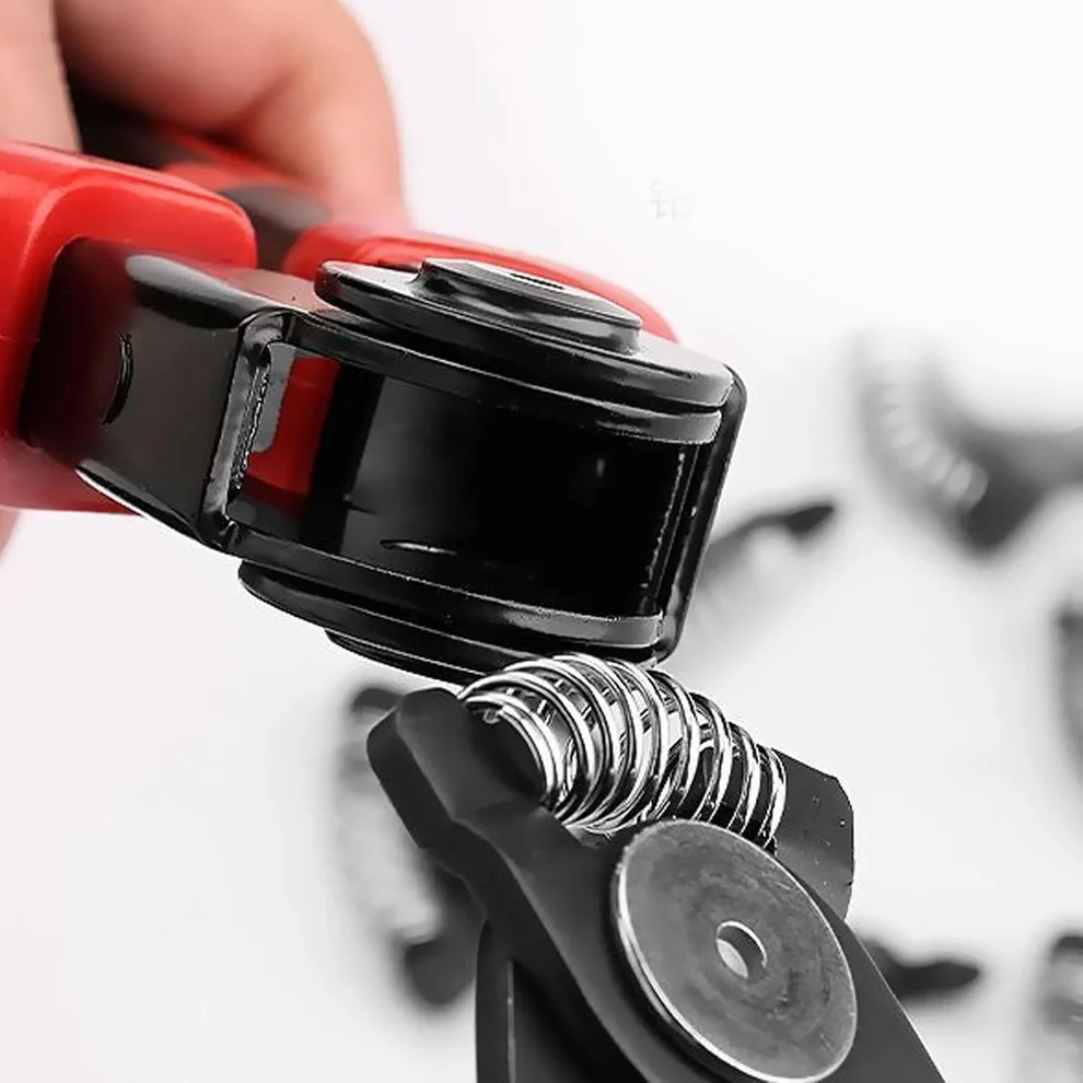 Set Clește Multifuncțional 5 în 1, Patent, Dezizolator, Tăietor Cablu, Sertizor și Foarfecă pentru Tablă, Capete Interschimbabile, Trusă Profesională pentru Electricieni și Bricolaj