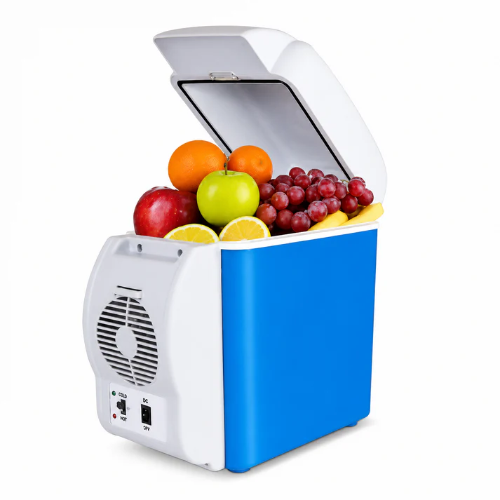 Frigider auto portabil 7.5L, 12V/220V, racire si incalzire, termoelectric, pentru masina, camping si birou