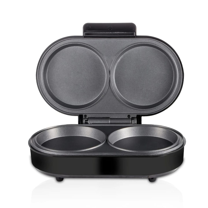Aparat pentru burgeri si omlete RAF R245, 850W, 2 compartimente, antiaderent, compact, garantie 3 ani