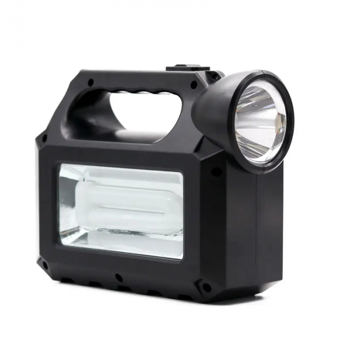 Kit solar portabil cu panou, USB, Bluetooth, radio FM, MP3, lanternă LED și 3 becuri incluse