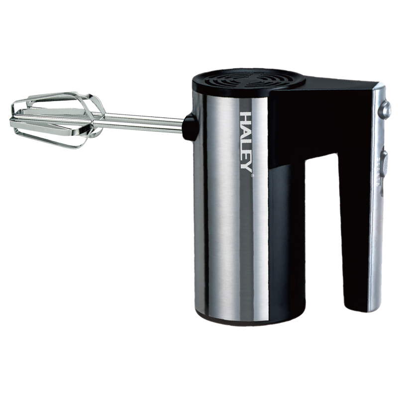 Mixer de Mana din Inox HALEY, Garantie 3 Ani, 500W, 5 Viteze, Motor Puternic, Functionare Silentioasa, Accesorii Incluse