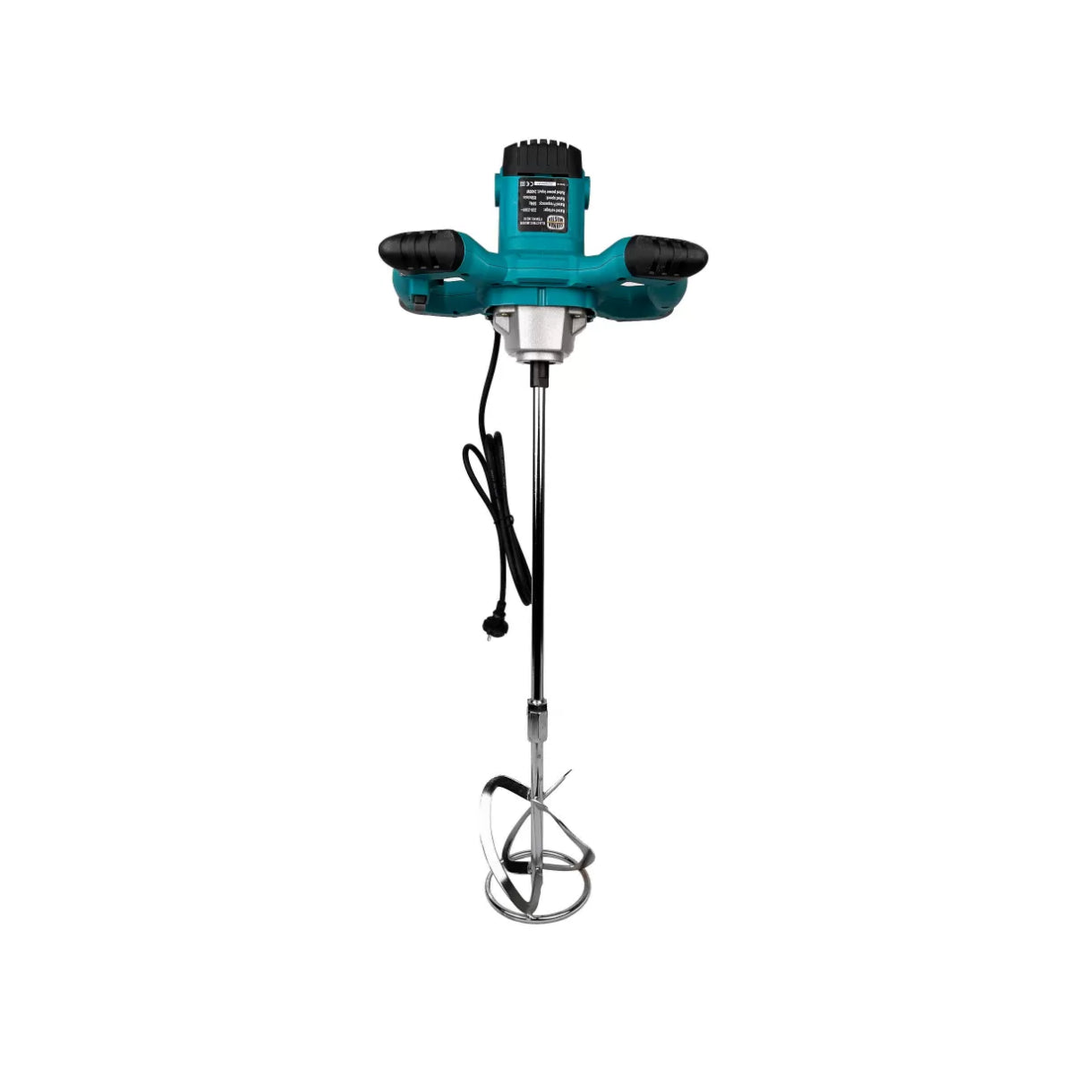 Mixer Electric pentru Mortar, Vopsea, Adezivi și Furaje, 2400W, Paletă de Amestecare Inclusă, 6 Viteze