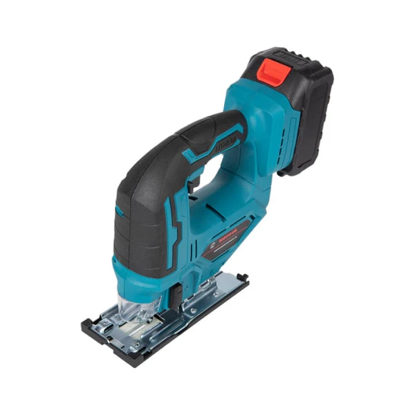 Fierăstrău Pendular Profesional 48V, 2 Acumulatori 8.0Ah, 3200 RPM, Tăiere Lemn, PAL și MDF, Încărcător și Valiză Incluse, Fără Fir