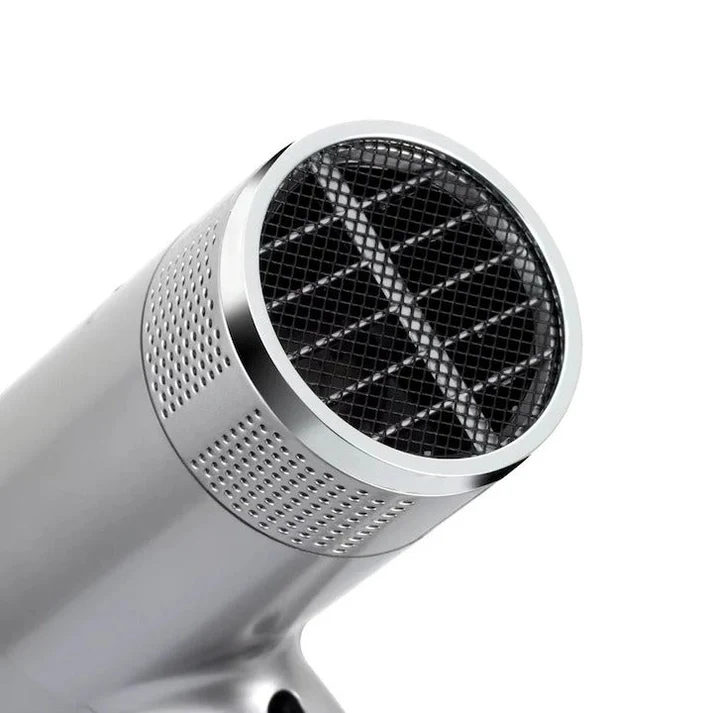 Uscator de par cu ioni negativi RAF R474, 1600W, 2 viteze, aer rece, cap magnetic, argintiu, garantie 3 ani
