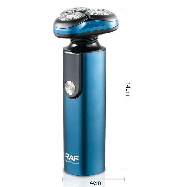 Aparat de ras electric 3 in 1 RAF R4017, 3 capete rotative, waterproof IPX6, incarcare USB, portabil, garantie 3 ani