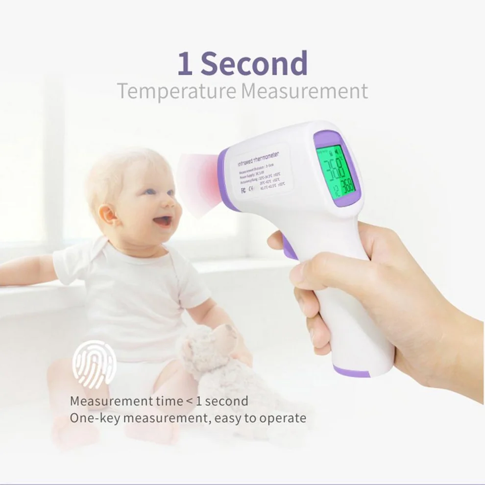 Set Complet Monitorizare Sănătate 3 în 1 | Tensiometru de Braț + Termometru Frontal Non-Contact + Pulsoximetru