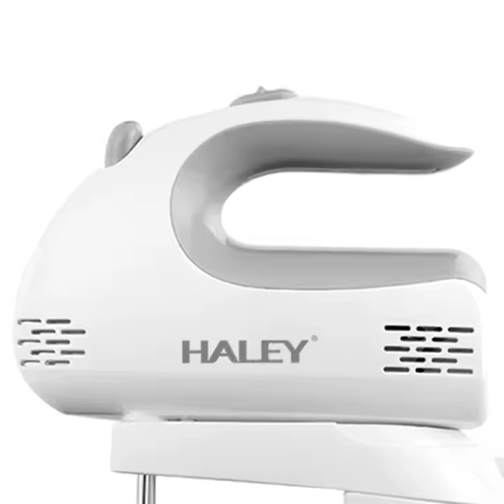 Mixer de Inalta Performanta HALEY, Garantie 3 Ani, 500W, Bol Inox 3L, 5 Trepte de Viteza, Alb/Inox