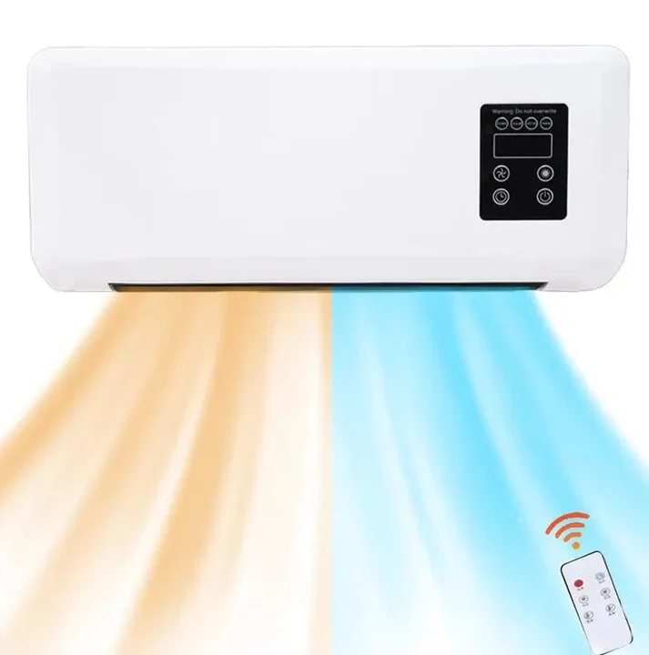 AER CONDITIONAT PORTABIL 2 ÎN 1 – AER RECE ȘI CALD, 1800W, TERMOSTAT REGLABIL 16-40°C, TELECOMANDĂ, ALB