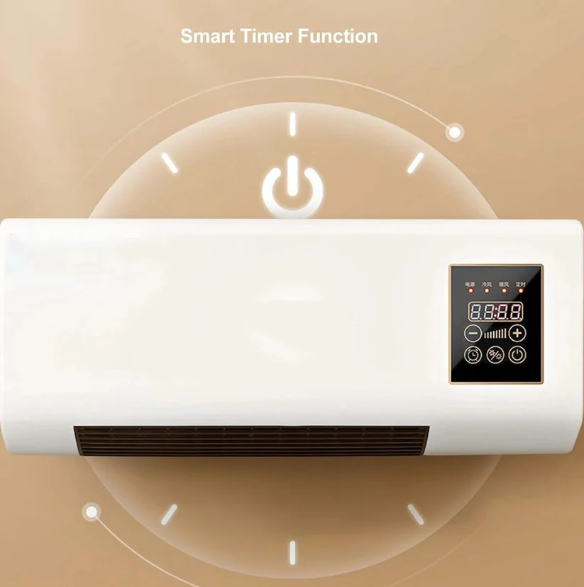 AER CONDITIONAT PORTABIL 2 ÎN 1 – AER RECE ȘI CALD, 1800W, TERMOSTAT REGLABIL 16-40°C, TELECOMANDĂ, ALB