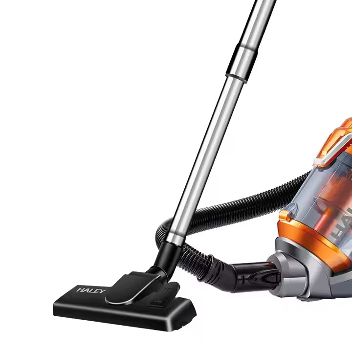 Aspirator portabil HALEY HY-9905, 3000W, sac 4L, putere mare aspirare, portocaliu/gri, Garantie 3 Ani