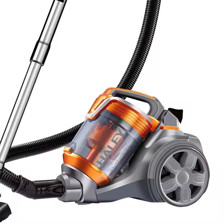 Aspirator portabil HALEY HY-9905, 3000W, sac 4L, putere mare aspirare, portocaliu/gri, Garantie 3 Ani