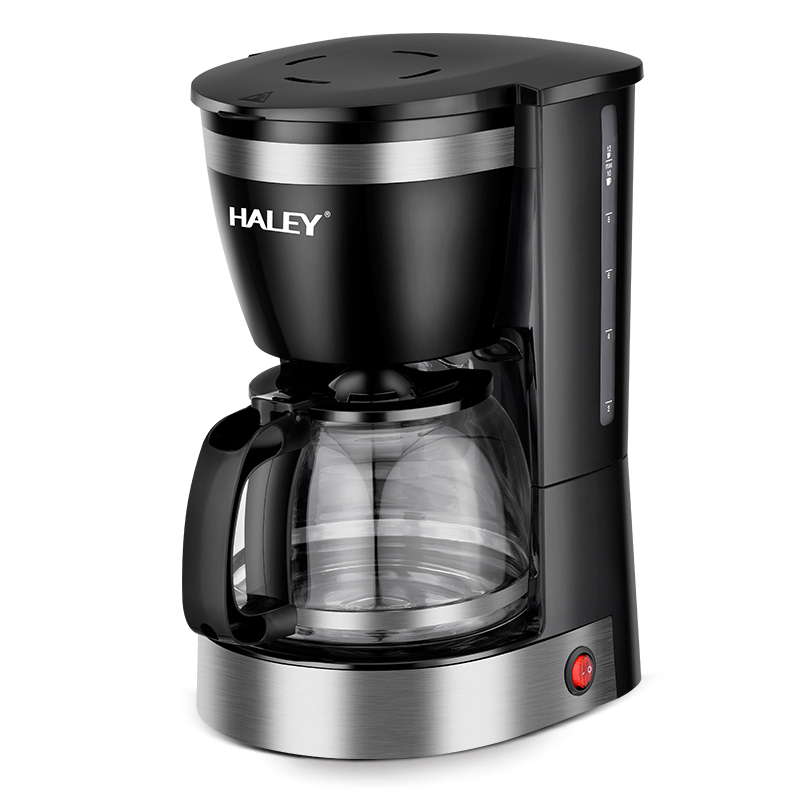 Aparat de Cafea HALEY HY-2808, Garantie 3 Ani, 800W, Capacitate 1.25L, 12 Cani, Sistem de Siguranta, Operare Usoara