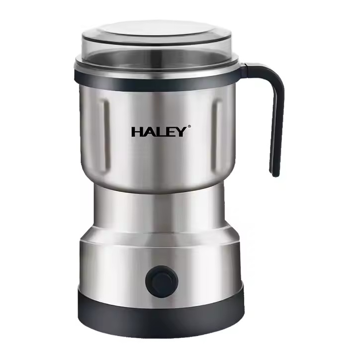 Rasnita electrica HALEY, 300W, pentru cafea, lame din inox, design compact si elegant, Garantie 3 Ani