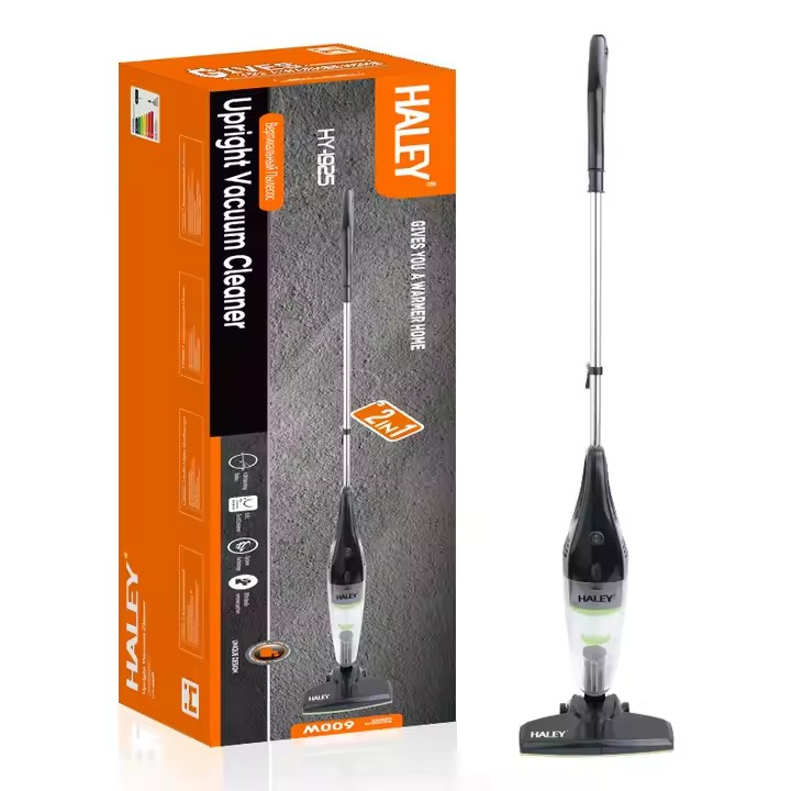 Aspirator vertical HALEY HY-1925, 600W, fara sac, recipient 1L, motor brushless, compact si usor, Garantie 3 Ani