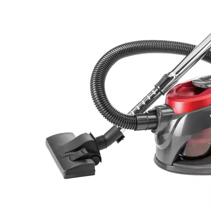 Aspirator HALEY HY-1503, 3000W, recipient 1.5L, cu sac, putere aspirare mare, rosu/negru, Garantie 3 Ani