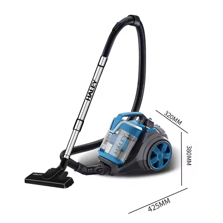 Aspirator cu sac HALEY, 3000W, capacitate 4L, putere mare de aspirare, sistem ciclonic, Garantie 3 Ani