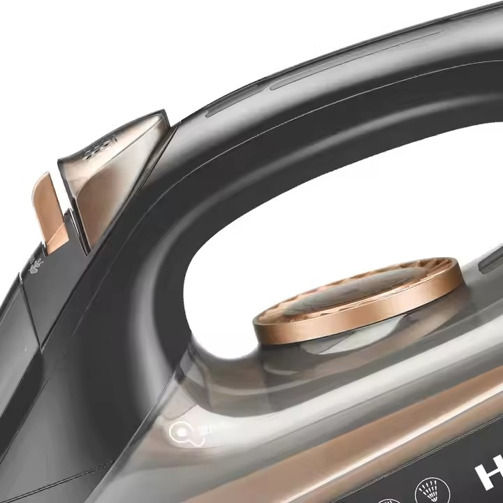 Fier de calcat cu abur HALEY HY-2045, 2200W, talpa ceramica, temperatura reglabila, portabil, Garantie 3 Ani