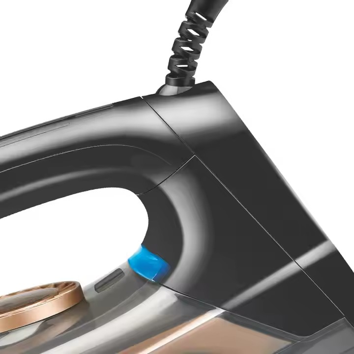 Fier de calcat cu abur HALEY HY-2045, 2200W, talpa ceramica, temperatura reglabila, portabil, Garantie 3 Ani