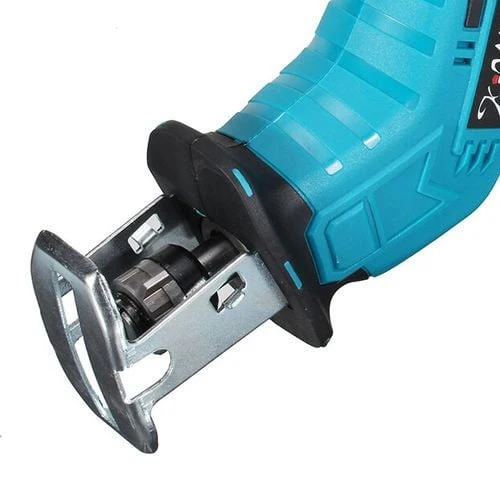 Mini Fierăstrău Electric Tip Sabie 48V, 2 Acumulatori 8000 mAh, 4 Lame, Viteză Variabilă, Valiză Transport