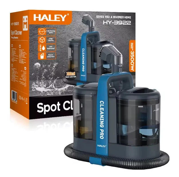 Aspirator cu Injecție/Extracție HALEY HY-3922, Garanție 3 Ani, 3500W, Spălare Tapițerie și Covoare, Rezervor Apă Curată și Murdară, Utilizare Profesională