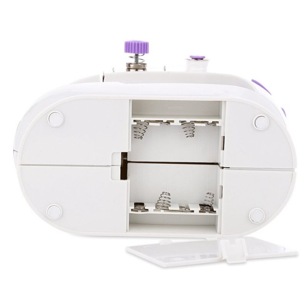 Masina de cusut electrica portabila, compacta, usor de utilizat, 2 viteze, ideala pentru retusuri si proiecte DIY