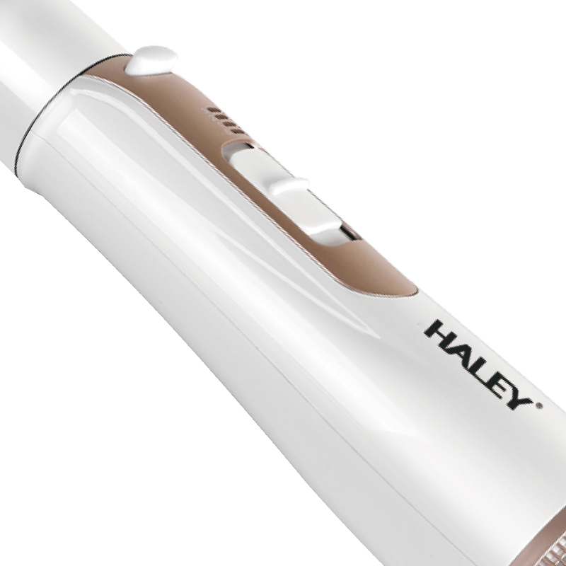 Perie cu aer cald HALEY Air 2in1, 800W, 3 trepte temperatura, uscare si coafare, alb, Garantie 3 Ani