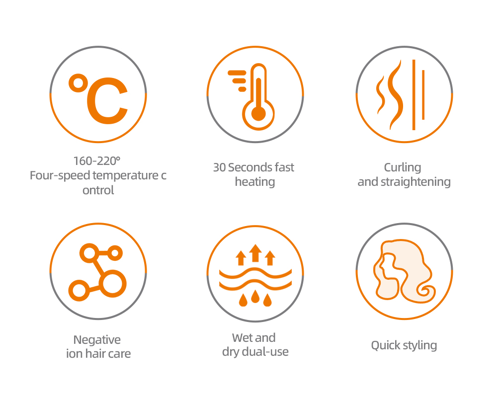 Perie cu aer cald HALEY Air 2in1, 800W, 3 trepte temperatura, uscare si coafare, alb, Garantie 3 Ani