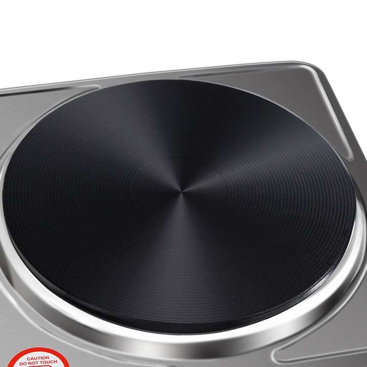 Plita electrica portabila HALEY HY-1892, 1500W, inox, reglaj temperatura, protectie supraincalzire, compacta, Garantie 3 Ani