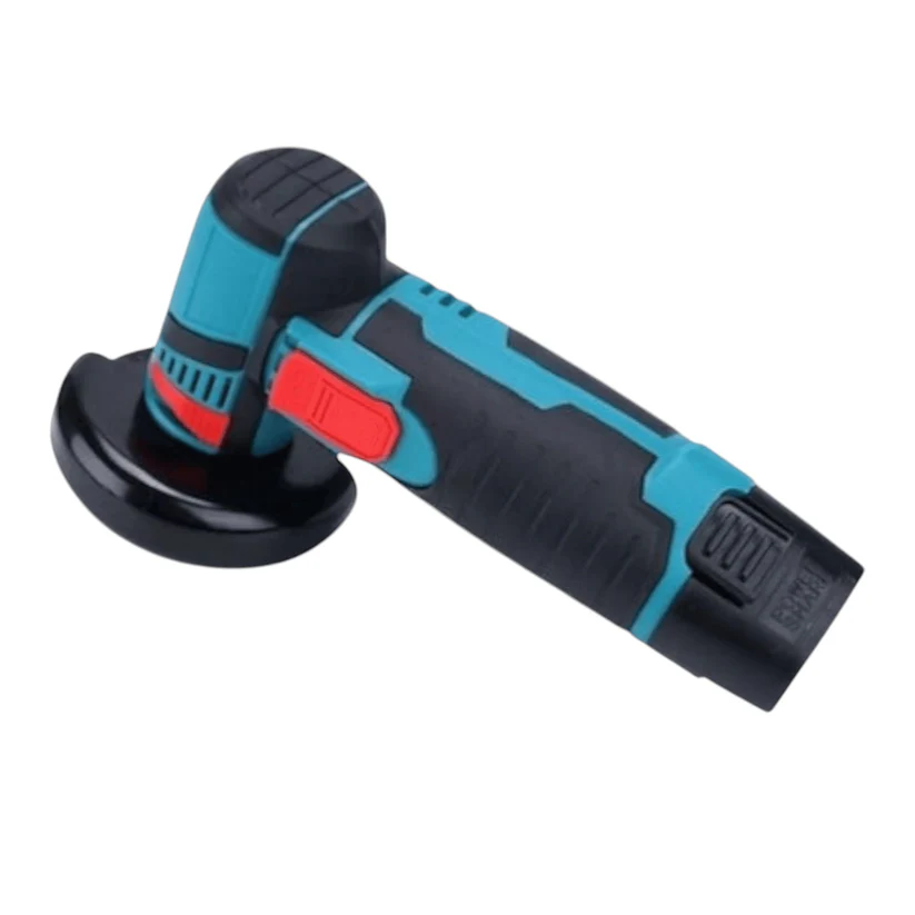 Mini polizor unghiular cu acumulator 48V, 2 baterii incluse, 19500 rpm, 6 discuri, functie soft start, verde/negru