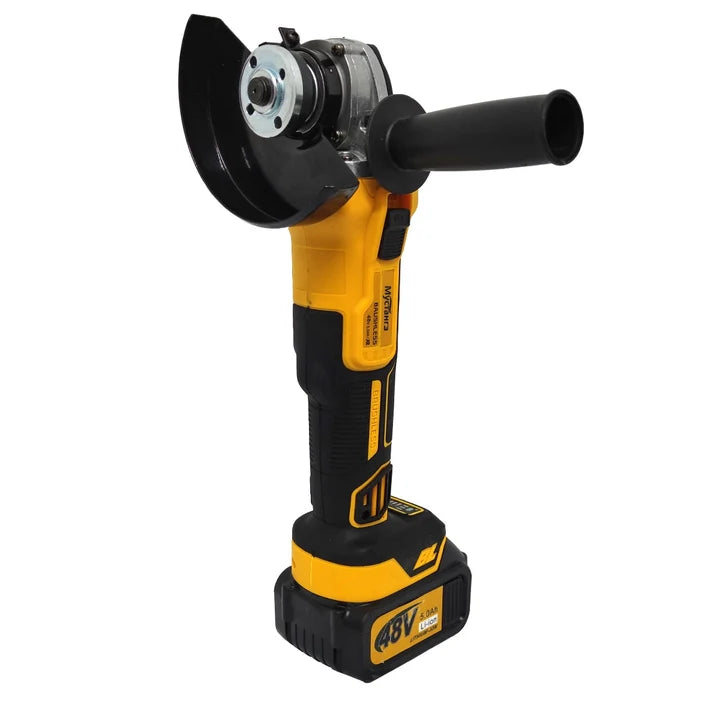 Polizor Unghiular Mustang 48V | 2 Acumulatori 5Ah | Disc 125 mm | 9000 RPM | Flex Profesional Fără Fir | Încărcător + Geantă