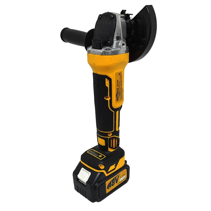 Polizor Unghiular Mustang 48V | 2 Acumulatori 5Ah | Disc 125 mm | 9000 RPM | Flex Profesional Fără Fir | Încărcător + Geantă