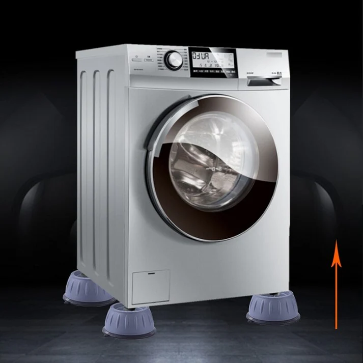 Set 4 picioare antisoc si antiderapante pentru masina de spalat si uscator, tampoane antivibratii universale