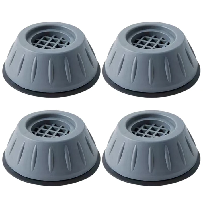 Set 4 picioare antisoc si antiderapante pentru masina de spalat si uscator, tampoane antivibratii universale