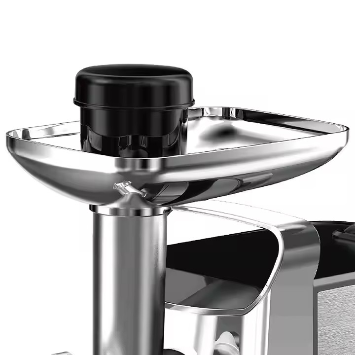 Masina de Tocat Carne HALEY , Garantie 3 Ani, 2600W, Unelte Metalice, Carcasa din Otel Inoxidabil, Argintiu